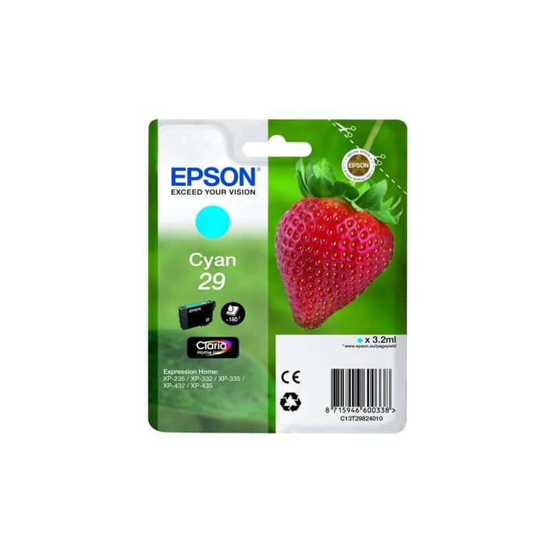 Cartuccia inkjet Fragola T29 Epson ciano  C13T29824012