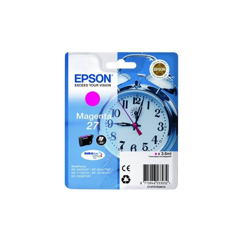 Cartuccia inkjet Sveglia 27 Epson magenta C13T27034012