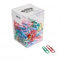 Fermagli Leone Dell'Era in filo ricoperto da plastica colorata Gran Mix misure assortite scatola da 125 g FXPB125GMIX