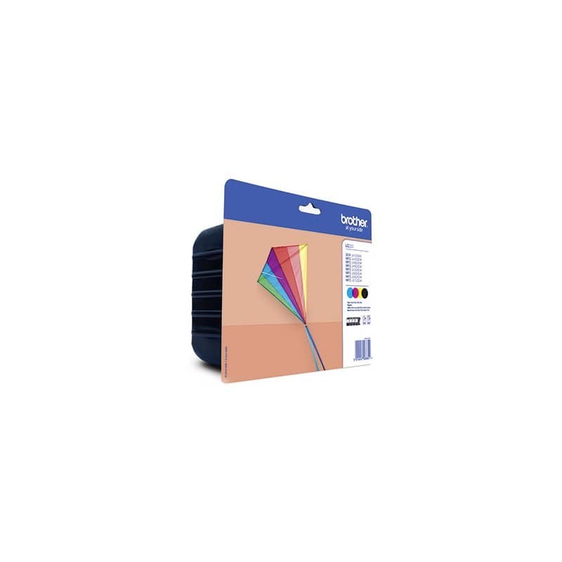 Cartucce inkjet blister LC-223 Brother n+c+m+g Conf. 4 - LC-223VALBP