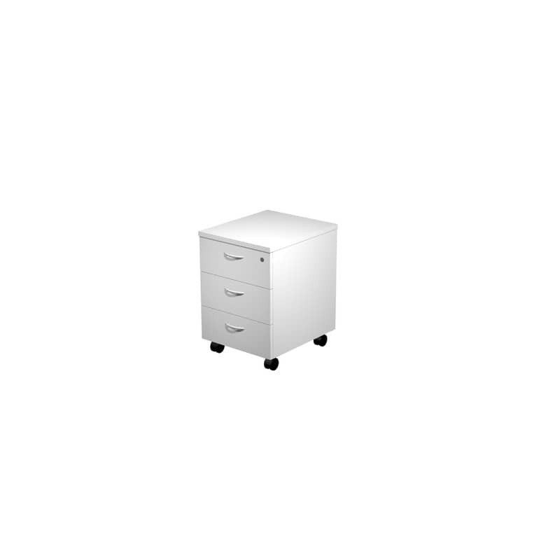 Cassettiera a tre cassetti montata grigio 41,8x52xH.59,5 cm linea Presto Artexport - 60019/9