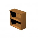 Mobile a giorno basso noce chiaro 80x35xH.72 cm con 1 ripiano regolabile linea Presto Artexport - 030/4