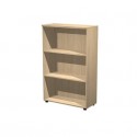 Mobile a giorno medio rovere 80x35xH.120 cm con 2 ripiani regolabili linea Presto Artexport - 035/C