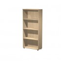 Mobile a giorno alto rovere 80x35xH.180 cm con 3 ripiani regolabili linea Presto Artexport - 038-39/C