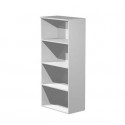 Mobile a giorno alto grigio 80x44xH.180 cm con 3 ripiani regolabili linea Presto Artexport - 538-39/5