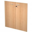 Ante con serratura faggio 80x67 cm in melaminico per mobile basso linea Presto Artexport - 60067M/6