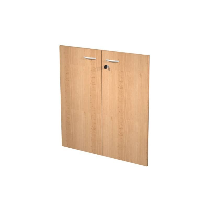Ante con serratura faggio 80x67 cm in melaminico per mobile basso linea Presto Artexport - 60067M/6
