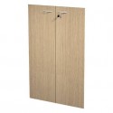 Ante con serratura rovere 80x115 cm in melaminico per mobile medio linea Presto Artexport - 60069/M/C