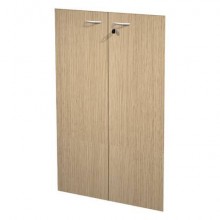 Ante con serratura rovere 80x115 cm in melaminico per mobile medio linea Presto Artexport - 60069/M/C