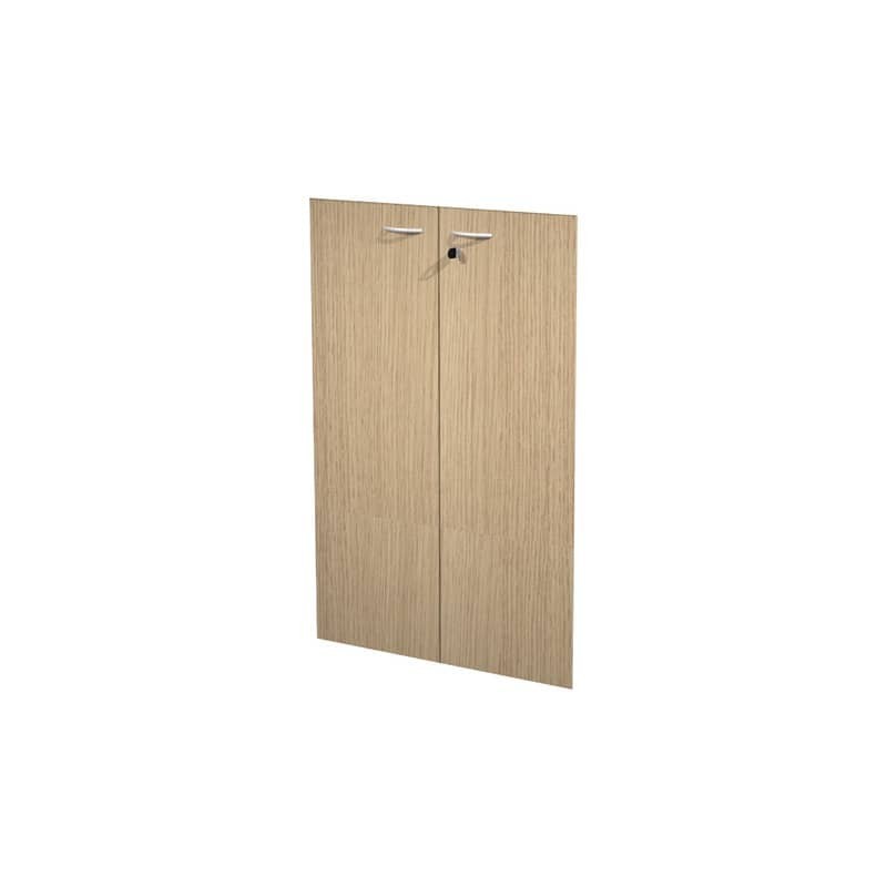 Ante con serratura rovere 80x115 cm in melaminico per mobile medio linea Presto Artexport - 60069/M/C