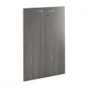 Ante con serratura frassino toscano 80x115 cm in melaminico per mobile medio linea Presto Artexport - 60069M/F