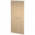Ante con serratura rovere 80x175 cm in melaminico per mobile alto linea Presto Artexport - 60075M/C