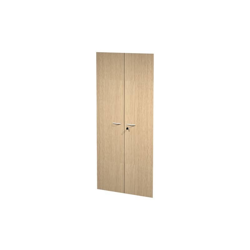 Ante con serratura rovere 80x175 cm in melaminico per mobile alto linea Presto Artexport - 60075M/C