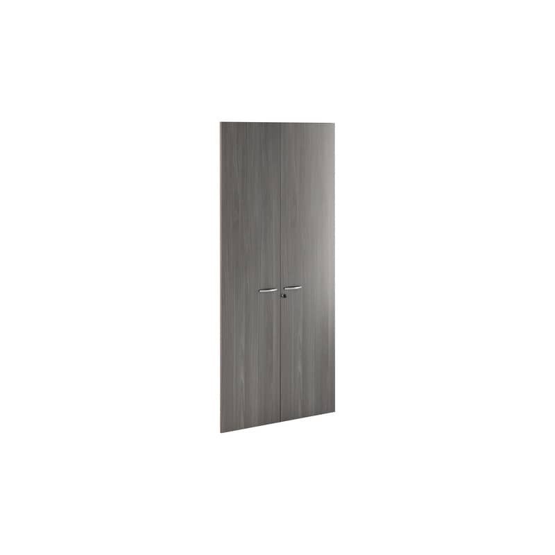Ante con serratura frassino toscano 80x175 cm in melaminico per mobile alto linea Presto Artexport - 60075M/F
