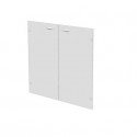 Ante senza serratura in vetro satinato 80x67 cm per mobile basso linea Presto Artexport - 70067/G