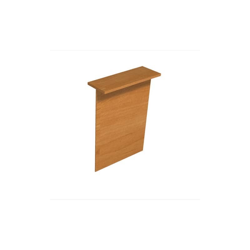 Sopralzo reception lineare noce chiaro 80x30xH.115 cm per scrivania linea Presto Artexport - RB-80/4