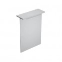 Sopralzo reception lineare grigio 80x30xH.115 cm per scrivania linea Presto Artexport - RB-80/9