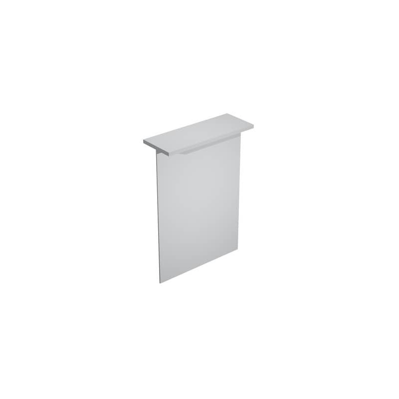 Sopralzo reception lineare grigio 80x30xH.115 cm per scrivania linea Presto Artexport - RB-80/9
