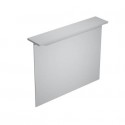 Sopralzo reception lineare grigio 140x30xH.115 cm per scrivania linea Presto Artexport - RB-140/9