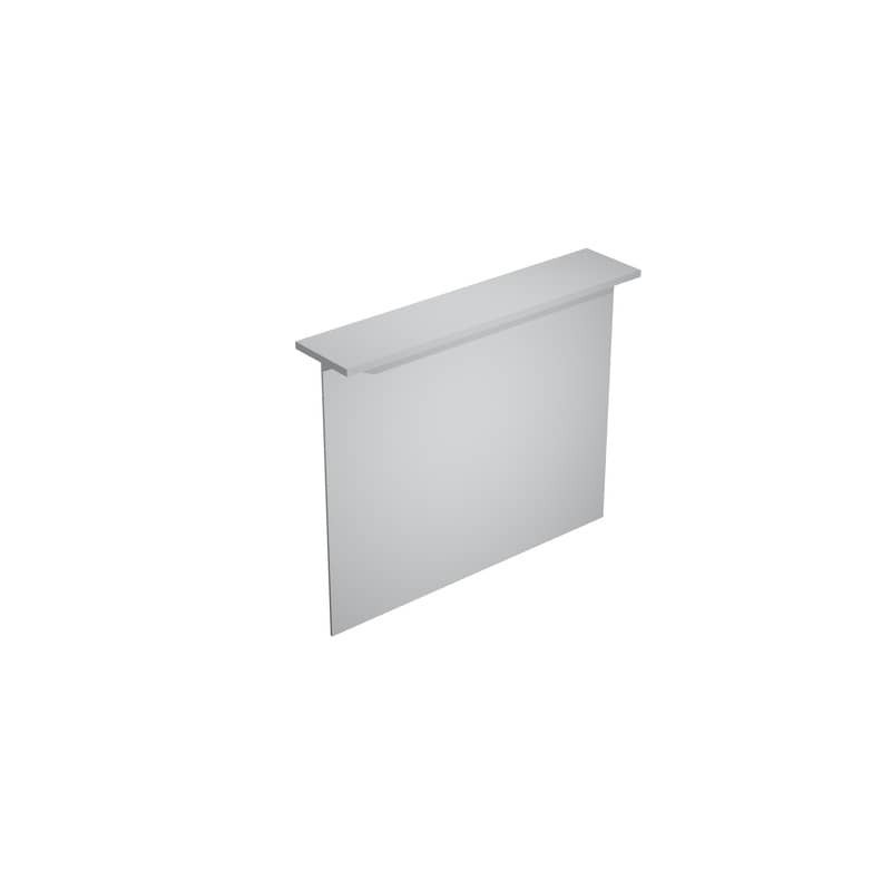 Sopralzo reception lineare grigio 140x30xH.115 cm per scrivania linea Presto Artexport - RB-140/9