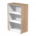 Mobile a giorno medio singolo top ciliegio arabis 83x43x119,8 cm struttura grigio alluminio Flora Artexport 935/K