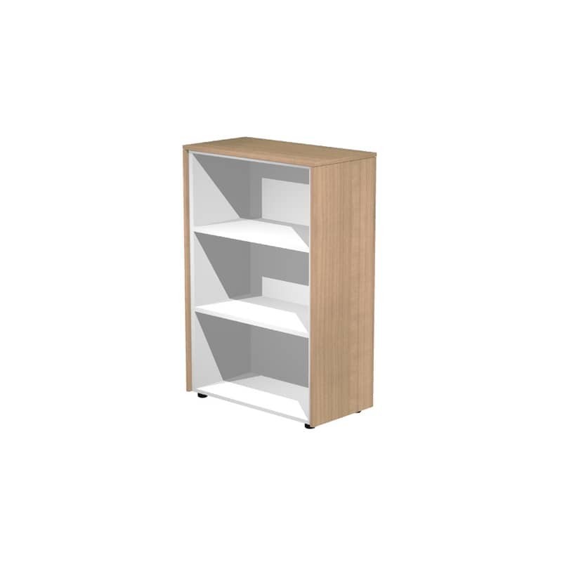 Mobile a giorno medio singolo top ciliegio arabis 83x43x119,8 cm struttura grigio alluminio Flora Artexport 935/K