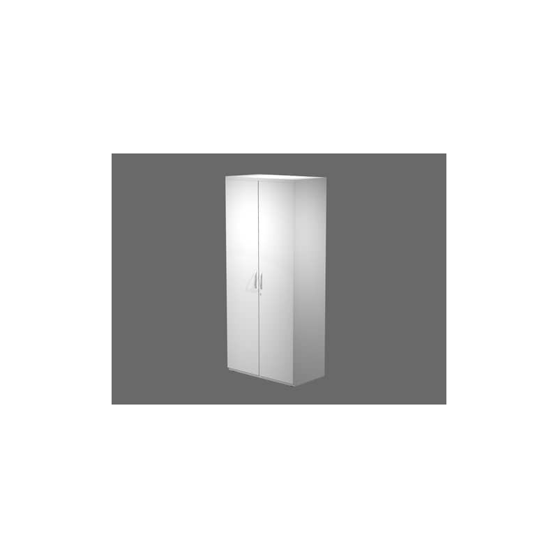 Armadio alto con ante battenti bianco 80x46xH.181,8 cm in melaminico linea Bridge/Flex Artexport - BH+AH/3