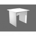 Scrivania piano bianco 80x80xH.73 cm gamba a pannello in melaminico linea Flex Artexport - JPB80/3