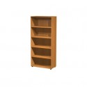 Mobile a giorno alto noce 90x44xH.200 cm 4 ripiani inseribili - linea armadi componibili 2898 Artexport - AR/ST/4