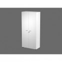 Armadio alto con ante battenti bianco 90x45,8xH.200 cm con serratura linea componibili 2898 Artexport - AR/ST+AA/33