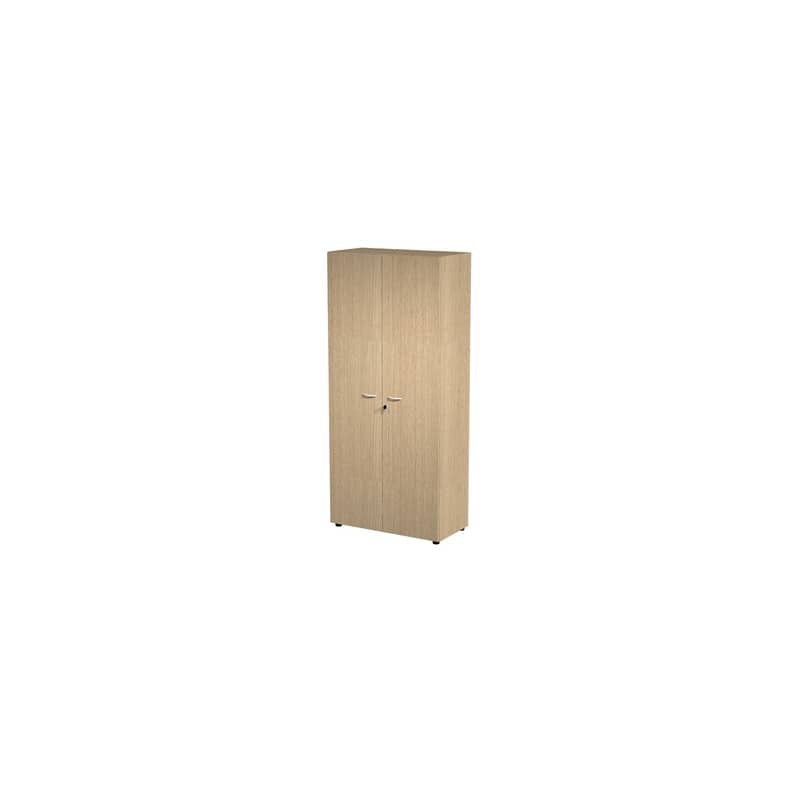 Armadio alto con ante battenti rovere 90x45,8xH.200 cm con serratura linea componibili 2898 Artexport - AR/ST+AA/C