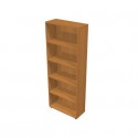 Libreria alta componibile noce chiaro doppia larghezza 76x32xH.196 cm linea Protocollo Artexport - LA-L76/4