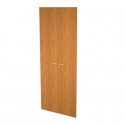 Coppia ante alte noce chiaro per libreria componibile Artexport Protocollo 76xH.196 cm - AA-L76/4