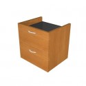 Coppia di cassetti noce chiaro libreria componibile Artexport Protocollo 36x29x33,5 cm CC-L40/4