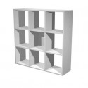 Libreria componibile 9 caselle grigio alluminio 104x29,2xH.103,9 cm linea Maxicolor Artexport - 9MaxC/5