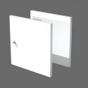 Coppia di antine bianche per libreria componibile Maxicolor Artexport - 32,2x32,2 cm - 2A MaxC/3