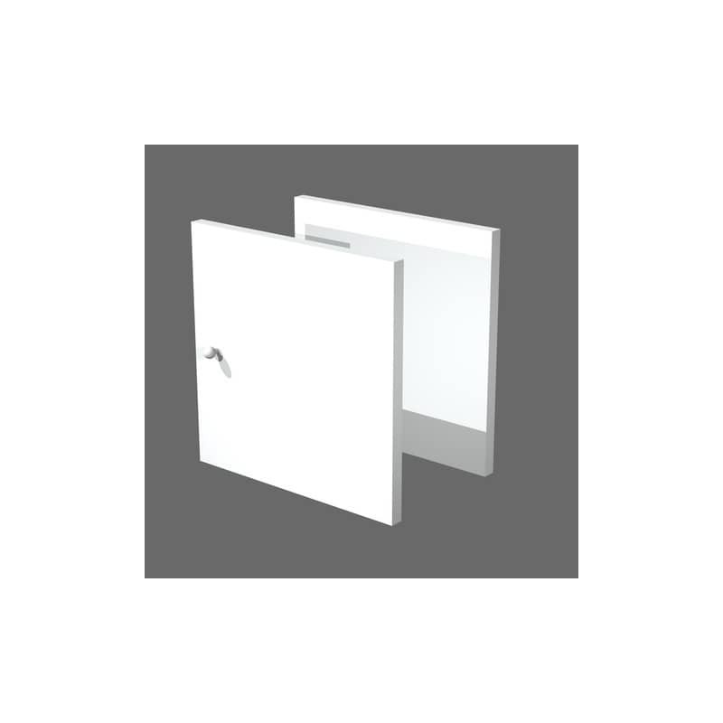 Coppia di antine bianche per libreria componibile Maxicolor Artexport - 32,2x32,2 cm - 2A MaxC/3