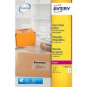 Etichette poliestere trasparenti lucide AVERY QuickPEEL™ 99,1x67,7 mm - 8 et/foglio - laser conf. 25 ff L7565-25