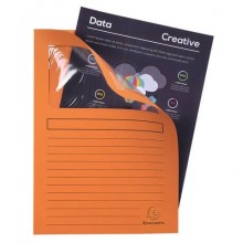 Cartelline con finestra Exacompta Forever® A4 cartoncino 120 g/m² arancio conf. da 100 - 50104E