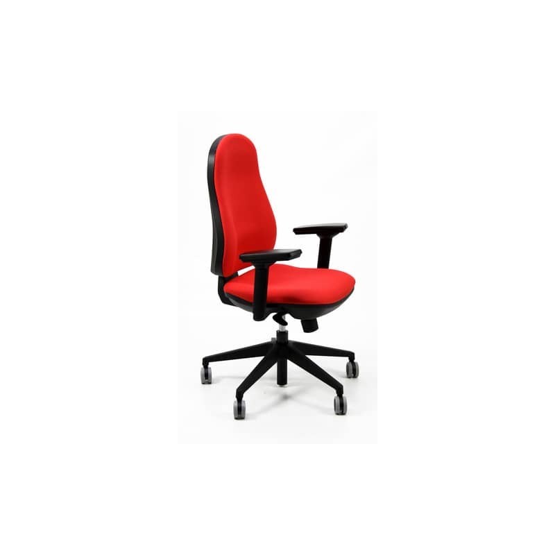 Sedia girevole operativa Unisit Ariel AIER Eco smart rivestimento ignifugo - bordeaux - AIER/ID