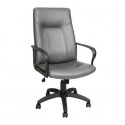 Poltrona direzionale girevole Unisit Eridanus ERP Eco Smart schienale alto - rivestimento ecopelle grigio -ERP/KG