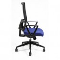 Sedia operativa girevole Unisit Nereide NDA schienale in rete - rivestimento Eco blu - NDA/EB