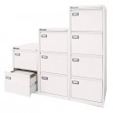 Classificatore per cartelle sospese KUBO 4 cassetti 46x62x132 cm bianco 4304