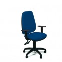 Sedia operativa girevole Unisit Teti TETE Eco Smart - rivestimento ignifugo blu - con braccioli - TETE/IB