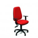 Sedia operativa girevole Unisit Teti TETE Eco Smart - rivestimento ignifugo rosso - con braccioli - TETE/IR