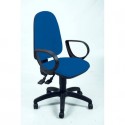 Sedia operativa girevole Unisit Team TMSY Eco smart - schiuma sagomata - rivestimento ignifugo blu - TMSY/IB