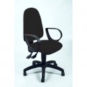 Sedia operativa girevole Unisit Team TMSY Eco smart - schiuma sagomata - rivestimento ignifugo nero - TMSY/IN