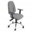 Sedia operativa girevole Unisit Team TMSYC Eco smart - schiuma sagomata - rivestimento Eco grigio scuro -TMSYC/ET