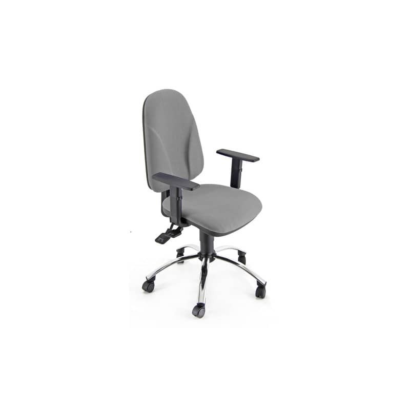 Sedia operativa girevole Unisit Team TMSYC Eco smart - schiuma sagomata - rivestimento Eco grigio scuro -TMSYC/ET
