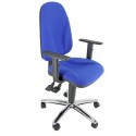 Sedia operativa girevole Unisit Team TMSYC Eco smart - schiuma sagomata - rivestimento fili di luce blu TMSYC/F11